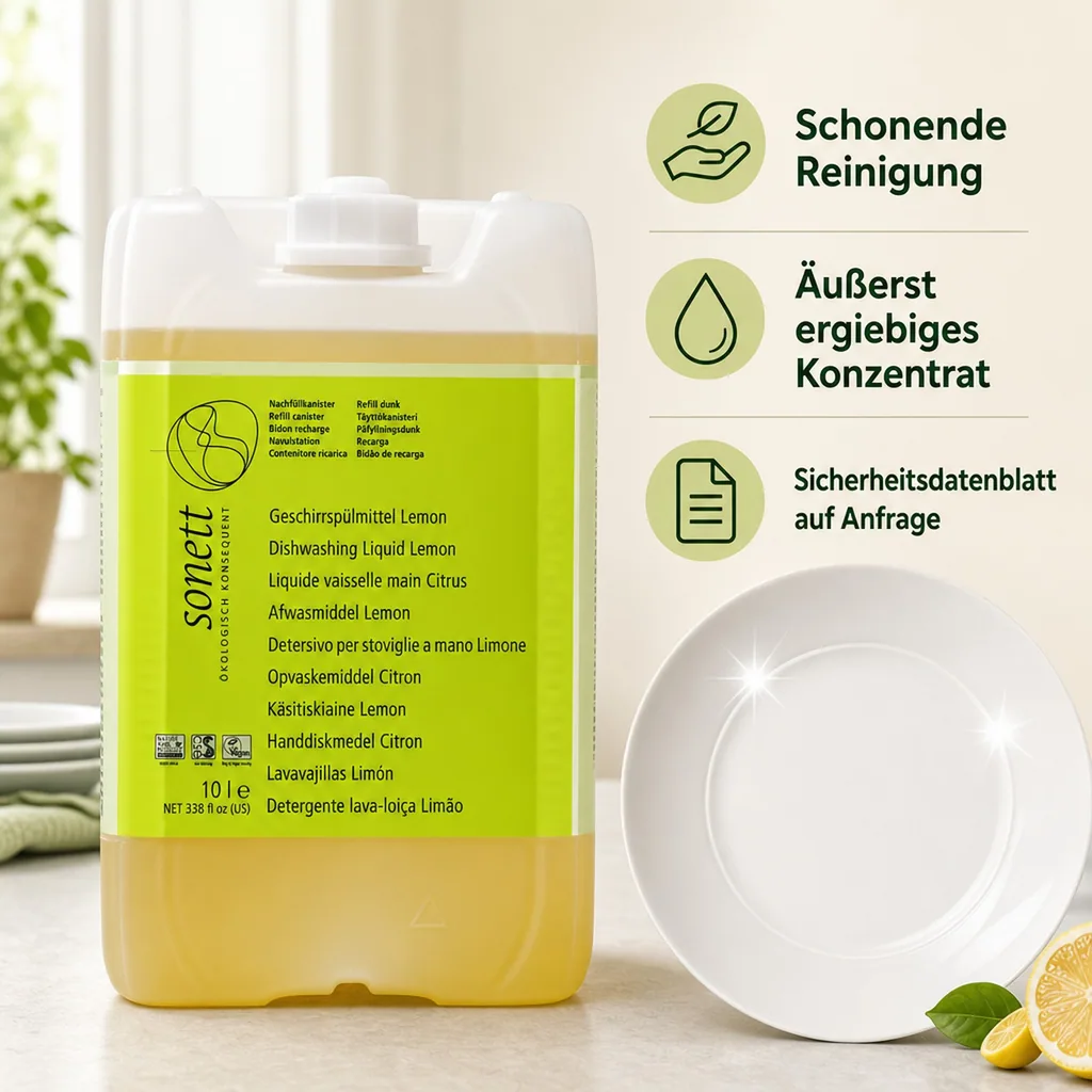 SONETT Geschirrspülmittel LEMON 10 Liter