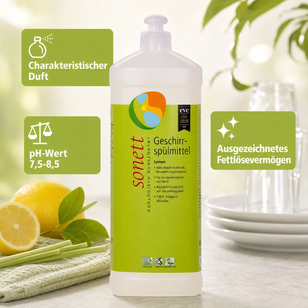SONETT Geschirrspülmittel LEMON 1 Liter