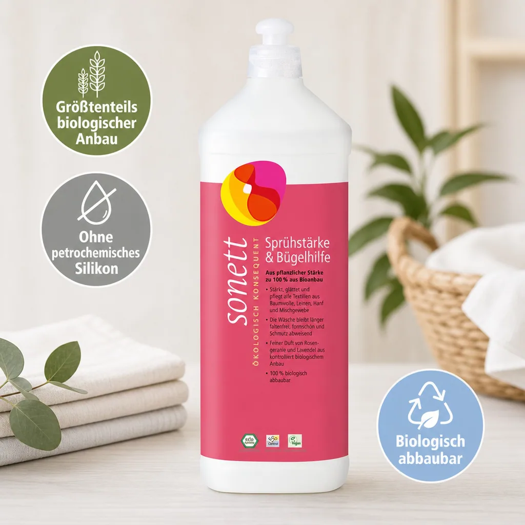 SONETT Sprühstärke und Bügelhilfe 1 Liter