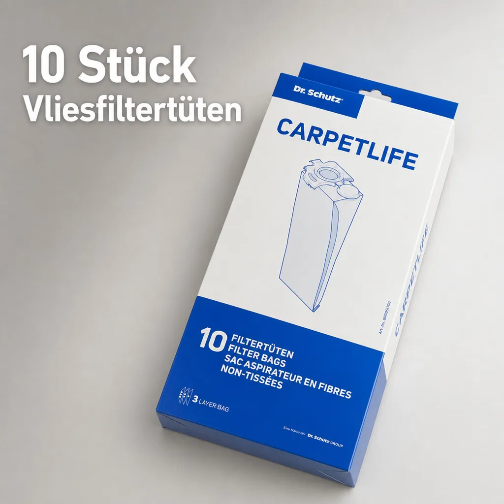 DR. SCHUTZ Carpetlife Vliesfiltertüten 10 Stück Packung