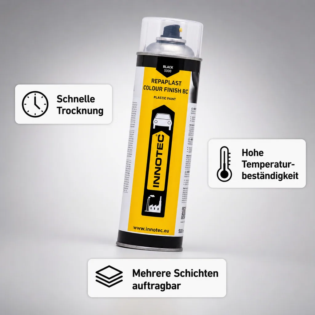 INNOTEC Repaplast Colour Finish BC 500ml schwarz
