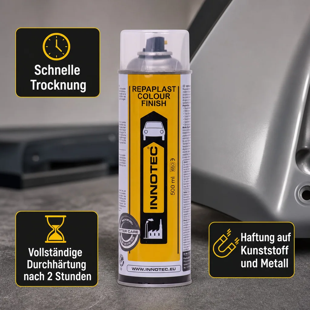 INNOTEC Repaplast Colour Finish BC 500ml mittelgrau