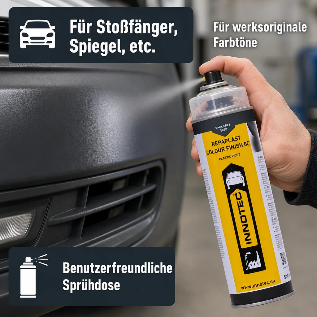 INNOTEC Repaplast Colour Finish BC 500ml dunkelgrau