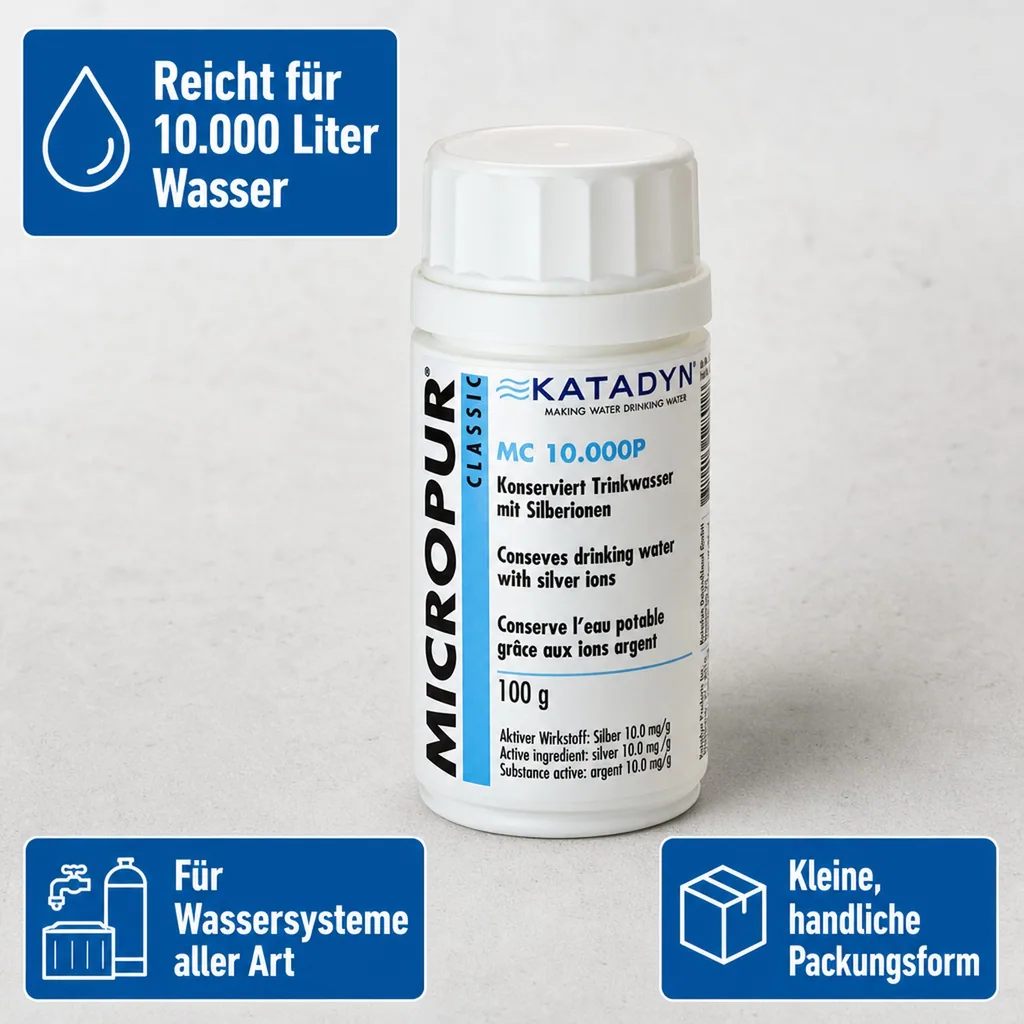 KATADYN Micropur Classic MC 10000P - 100g Pulver