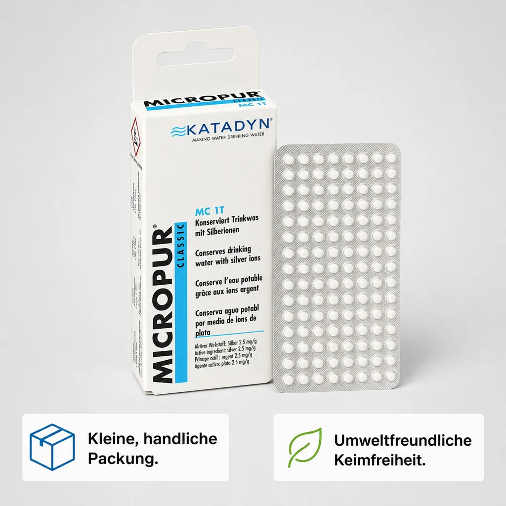KATADYN Micropur Classic MC 1T - 100 Tabletten 4 x 25 Tabletten