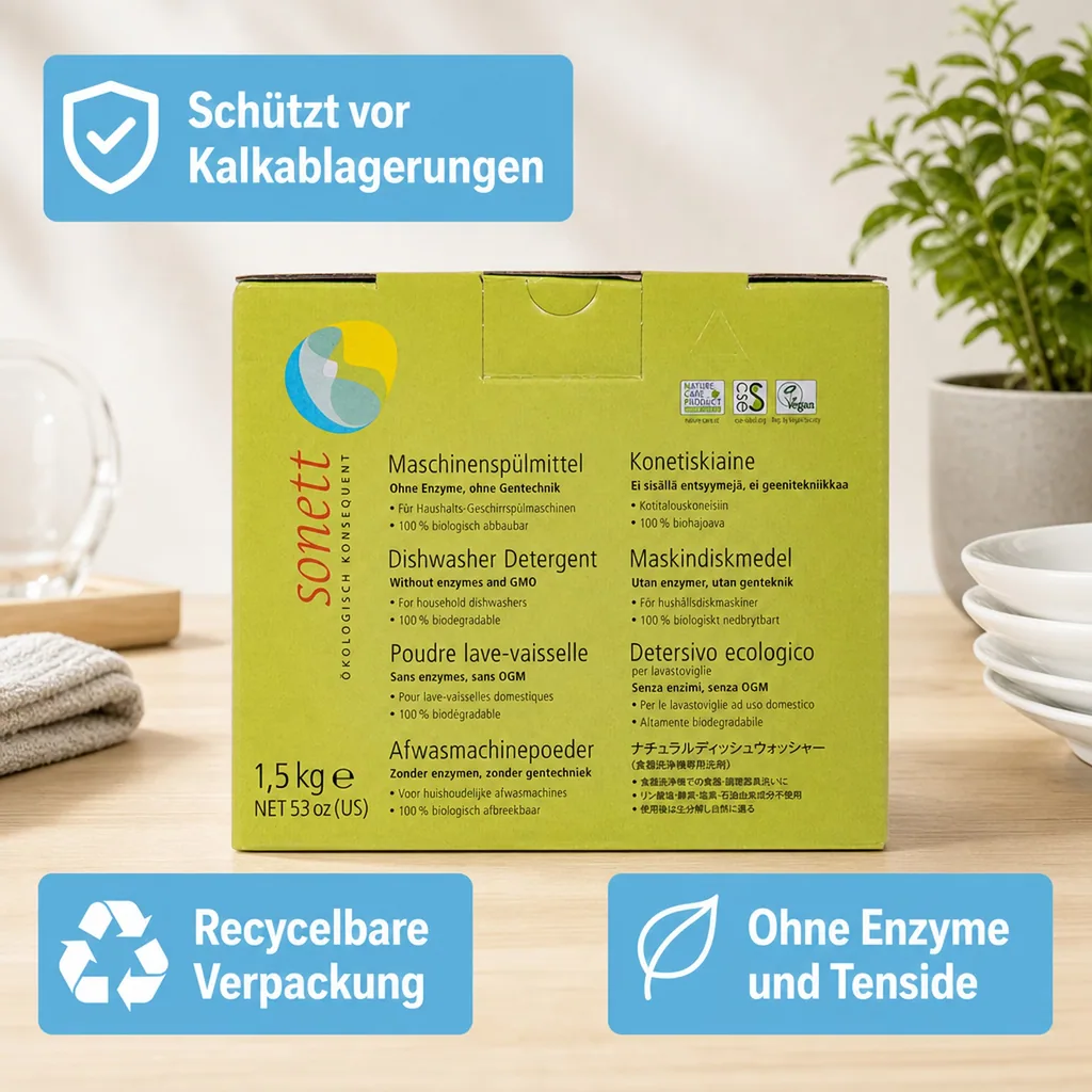 SONETT Maschinenspülmittel 1,5kg Pulverkonzentrat