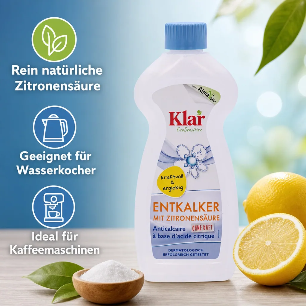 KLAR Entkalker Zitronensäure Kalklöser 500 ml