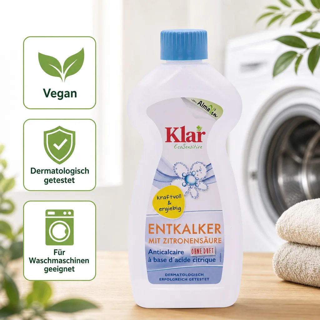 KLAR Entkalker Zitronensäure Kalklöser 500 ml