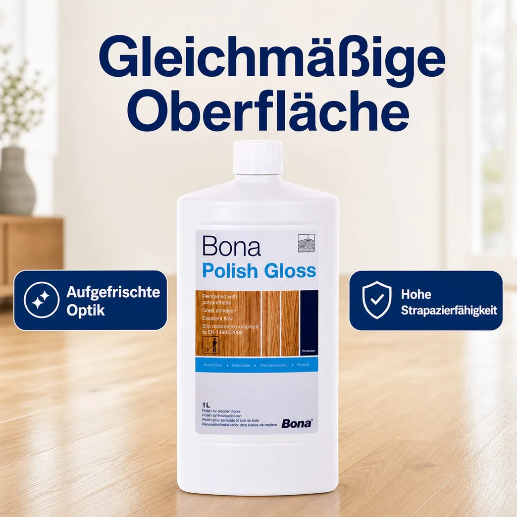 BONA Polish 1 Liter glänzend Parkettpflegemittel