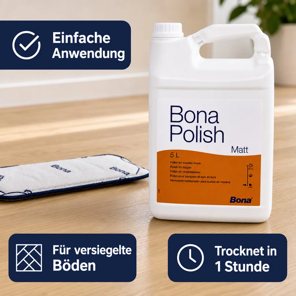 BONA Polish 5 Liter matt Parkettpflegemittel
