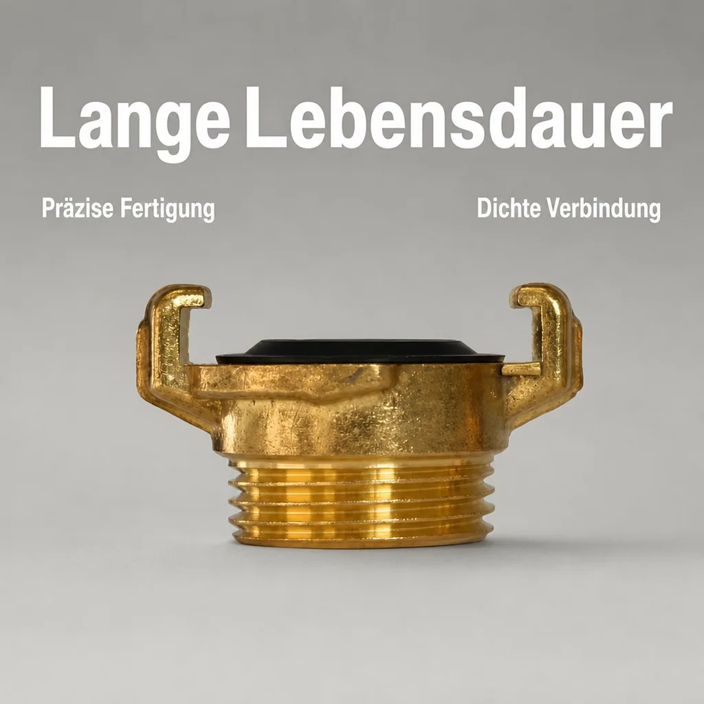 1 zoll Aussengewinde, Messing Gewindestück, Schnellkupplung 1 zoll