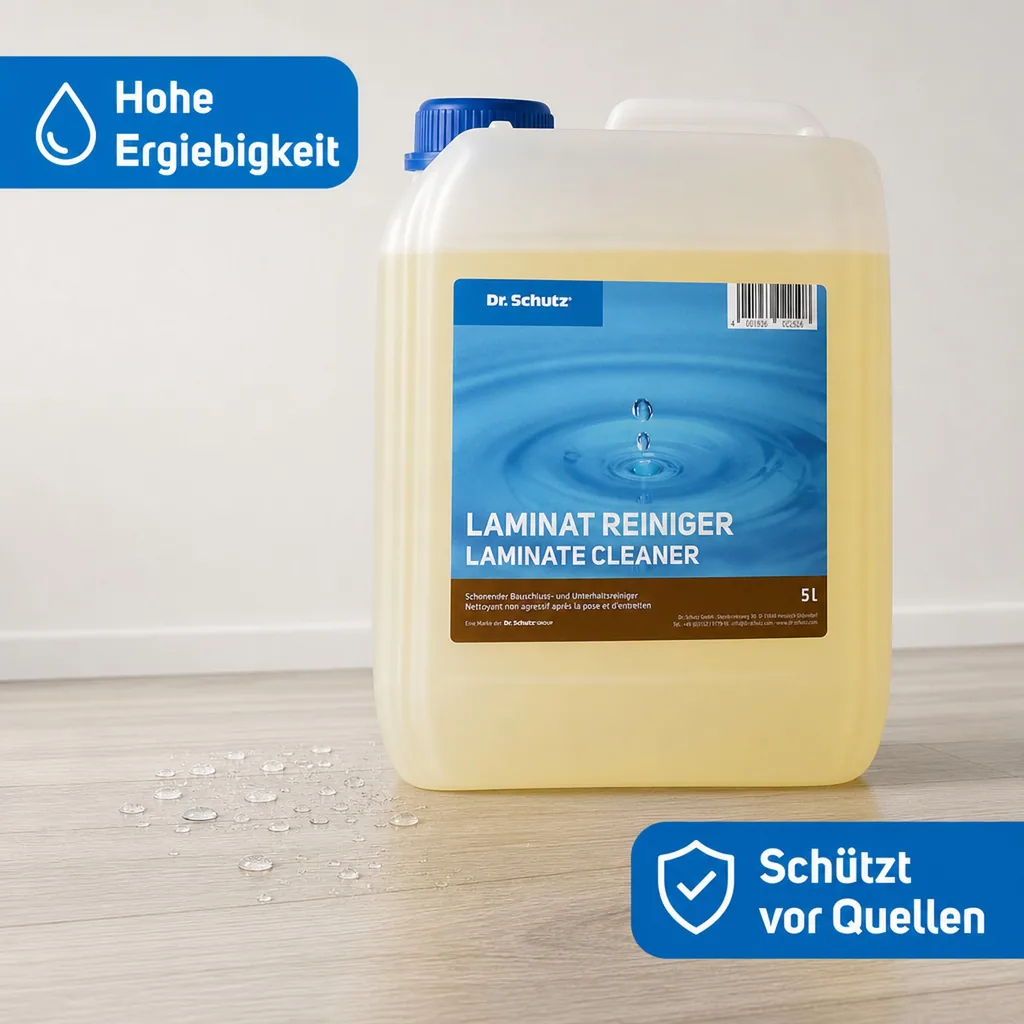 DR. SCHUTZ Laminat Reiniger 5 Liter Neutralreiniger für alle Laminatböden