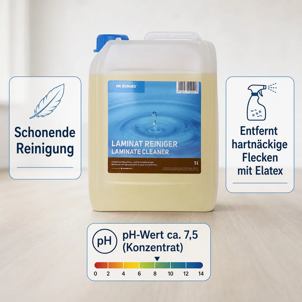 DR. SCHUTZ Laminat Reiniger 5 Liter Neutralreiniger für alle Laminatböden