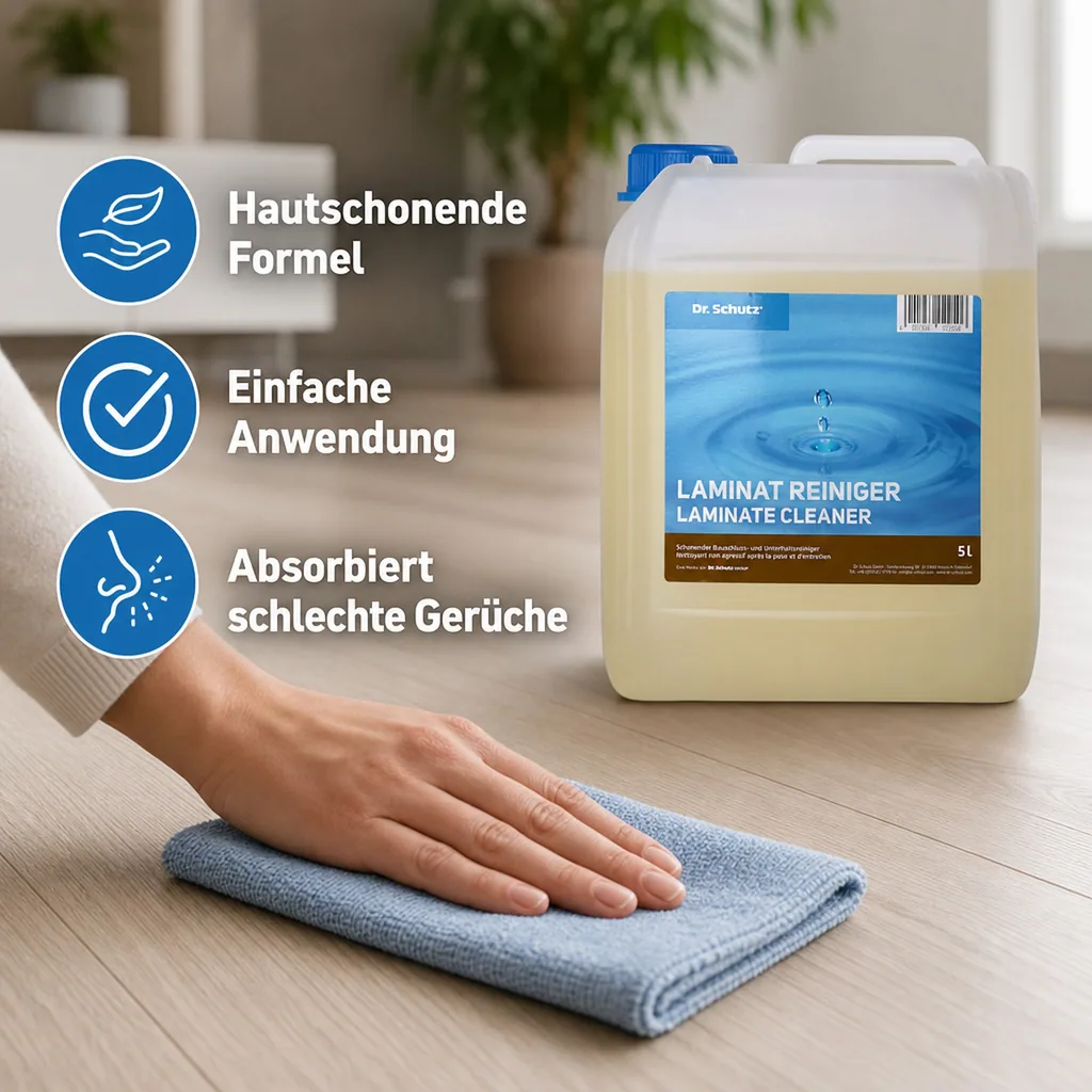 DR. SCHUTZ Laminat Reiniger 5 Liter Neutralreiniger für alle Laminatböden