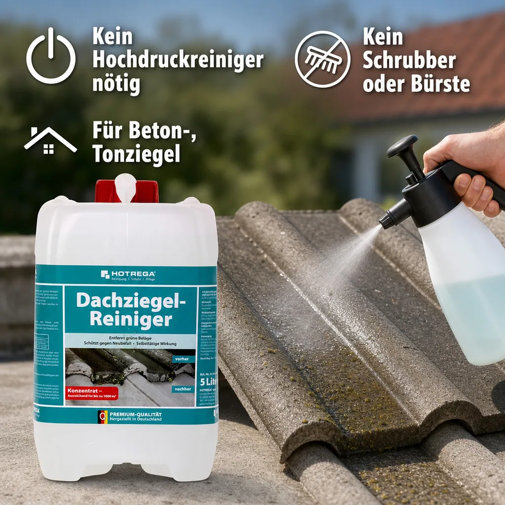 HOTREGA Dachziegel Reiniger Konzentrat 5 Liter