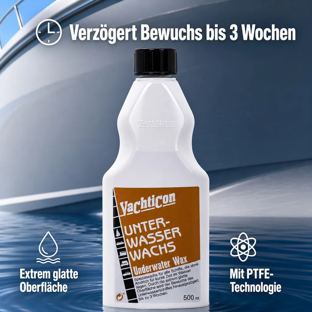 YACHTICON Unterwasser Wachs 500 ml mit PTFE