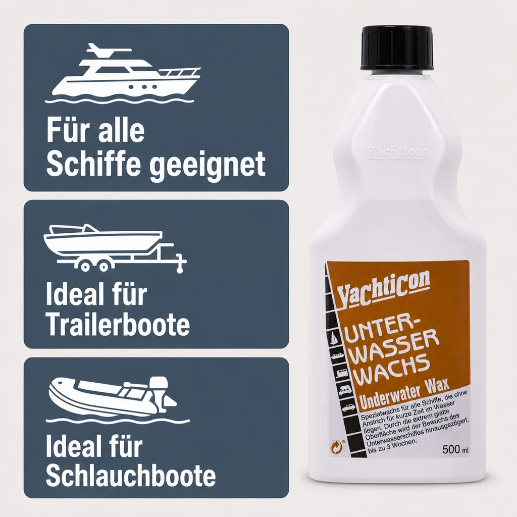 YACHTICON Unterwasser Wachs 500 ml mit PTFE