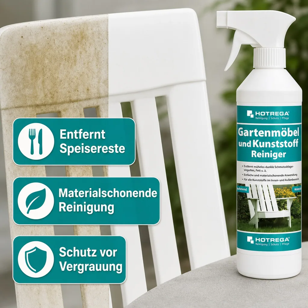 HOTREGA Gartenmöbel- und Kunststoffreiniger 500 ml Sprühflasche