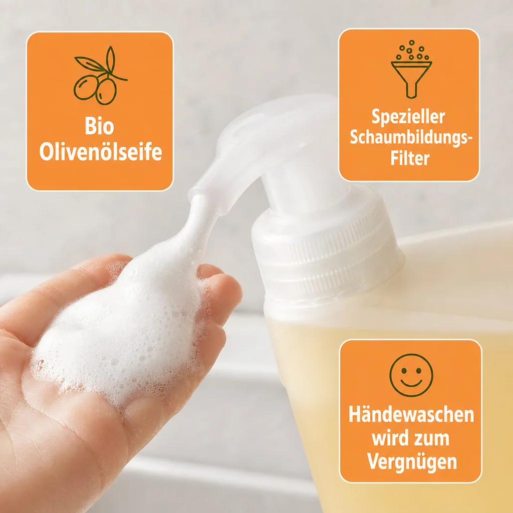 SONETT Kinder Schaumseife Calendula 1 Liter Nachfüllflasche
