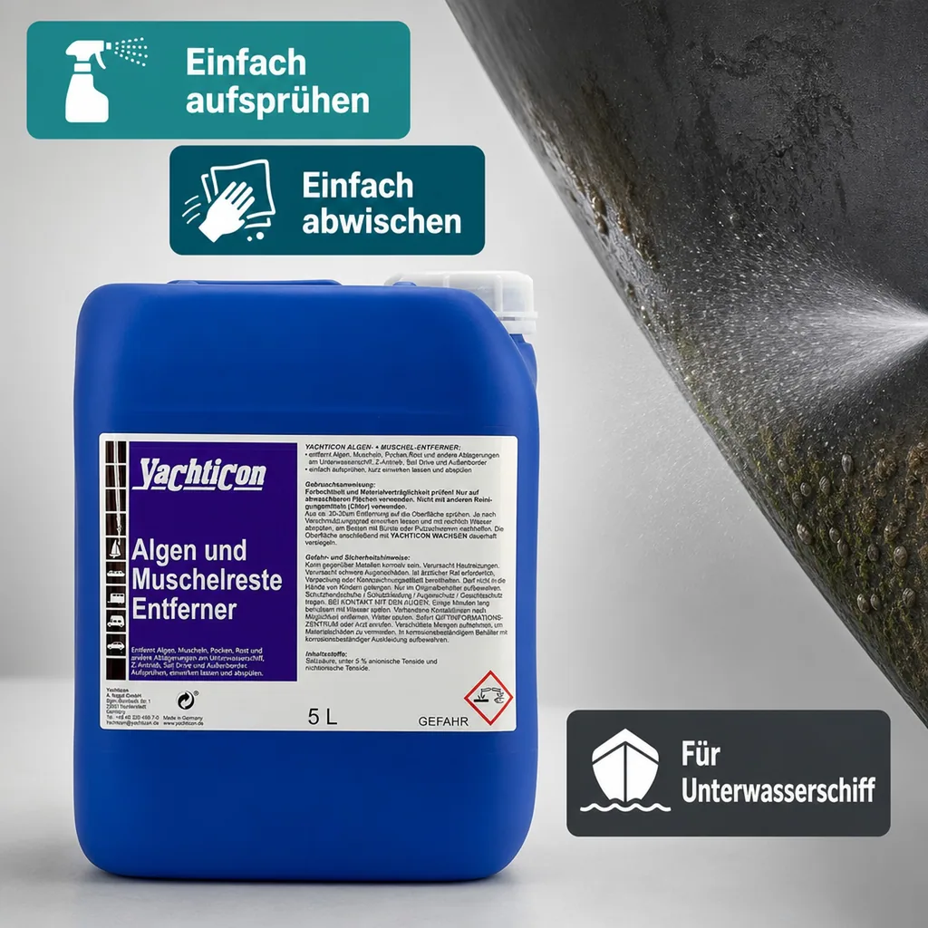 YACHTICON Algen- und Muschelentferner 5 Liter
