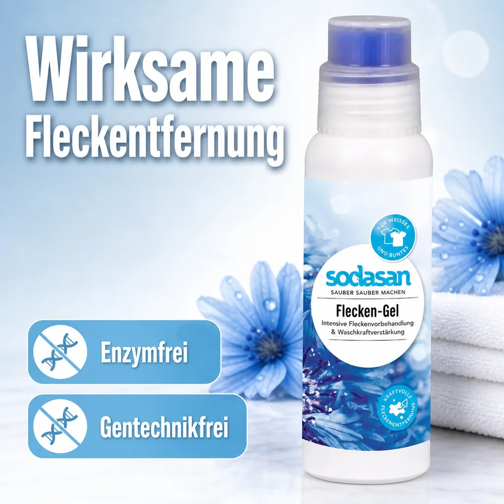 SODASAN Flecken Gel 200 ml mit Auftragbürste