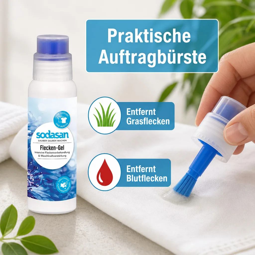 SODASAN Flecken Gel 200 ml mit Auftragbürste