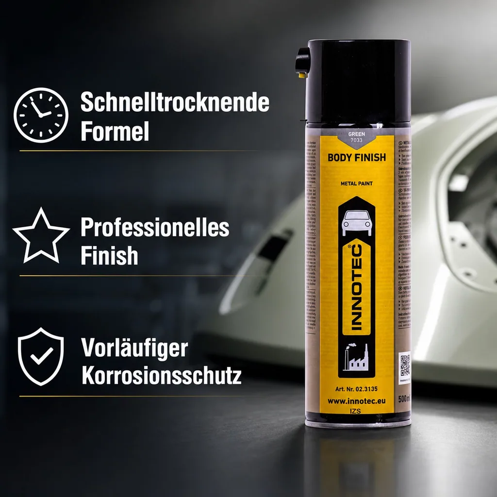 INNOTEC Body Finish 500ml grün Karosserielack