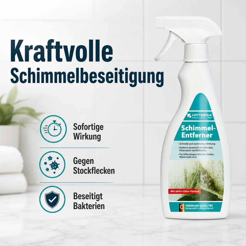HOTREGA Schimmelentferner 500ml Flachsprühflasche