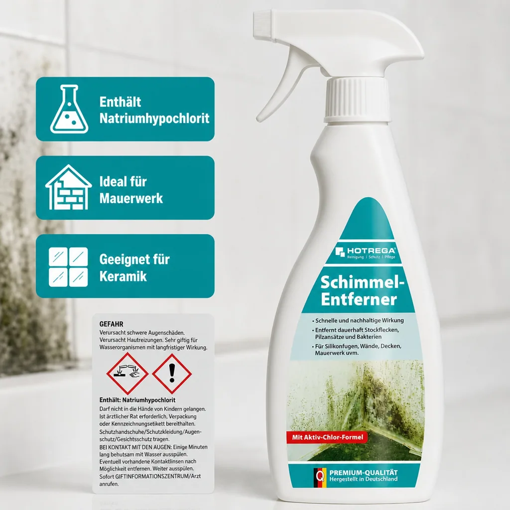 HOTREGA Schimmelentferner 500ml Flachsprühflasche