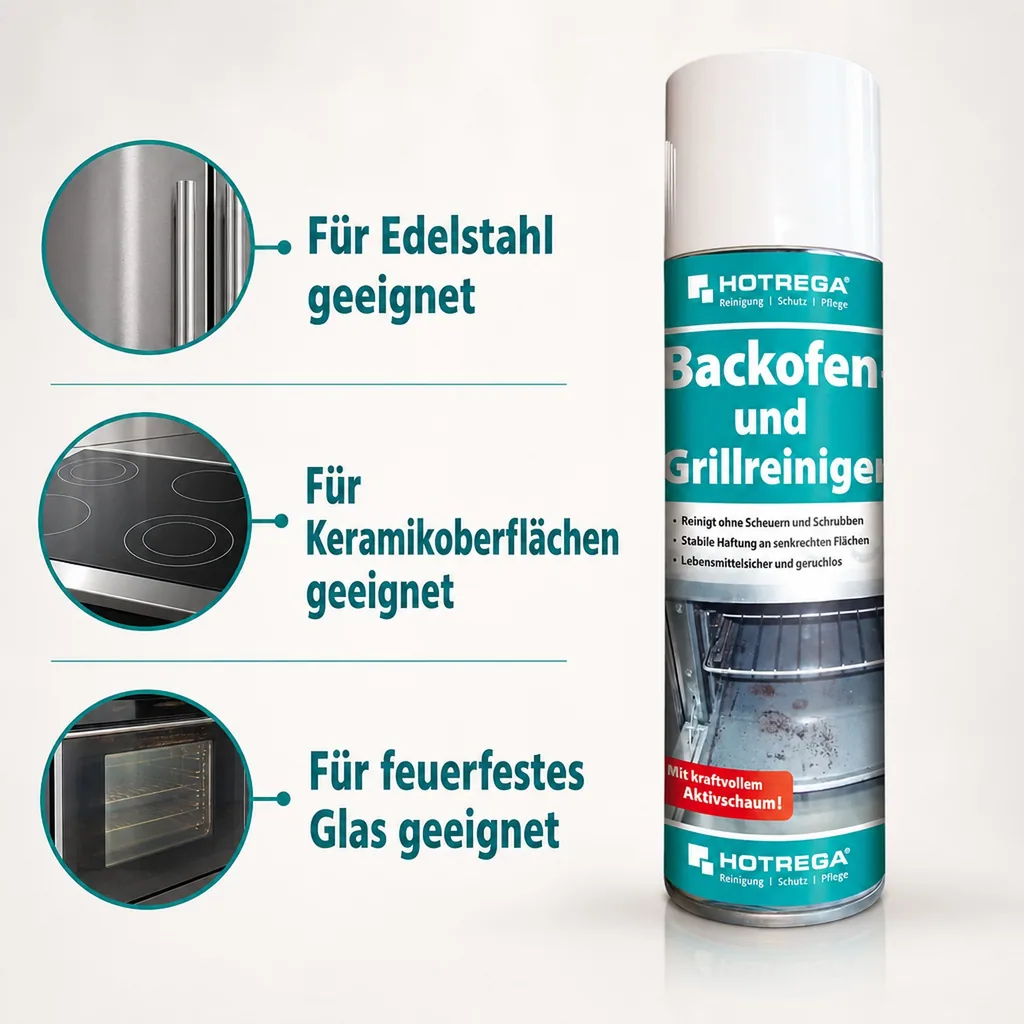 HOTREGA Backofen- und Grillreiniger 300 ml Spraydose