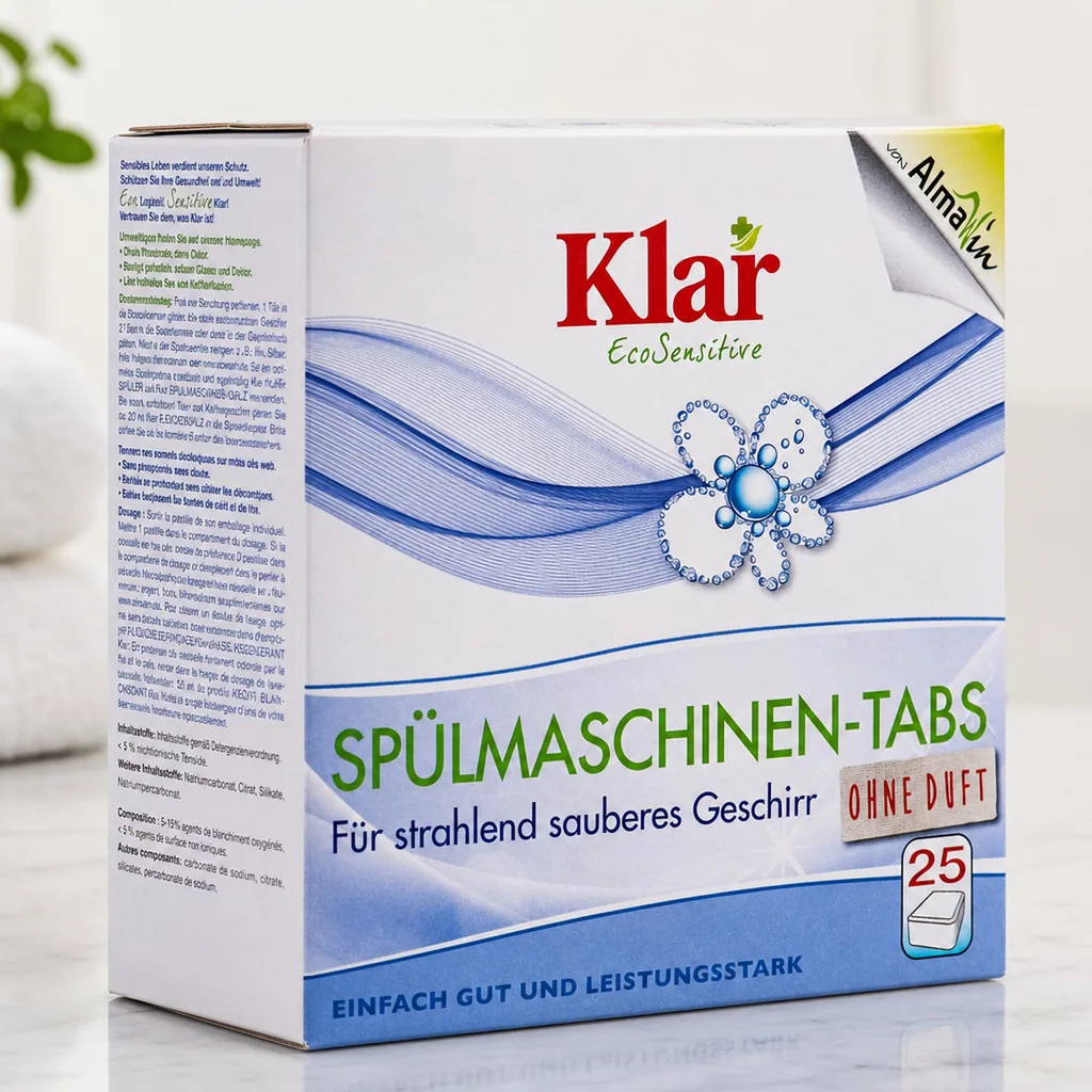 KLAR Spülmaschinentabs 25 Tabs á 20 g