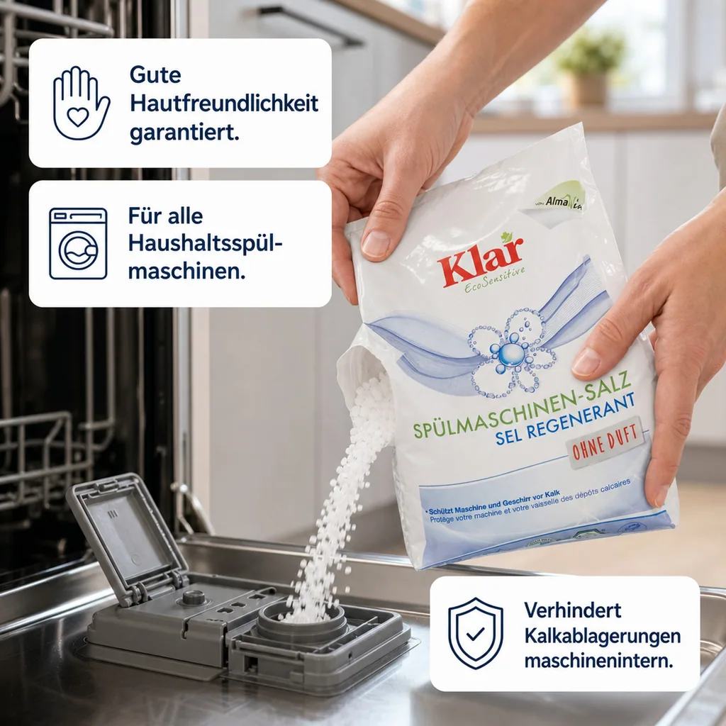 KLAR Spülmaschinensalz 2kg Beutel