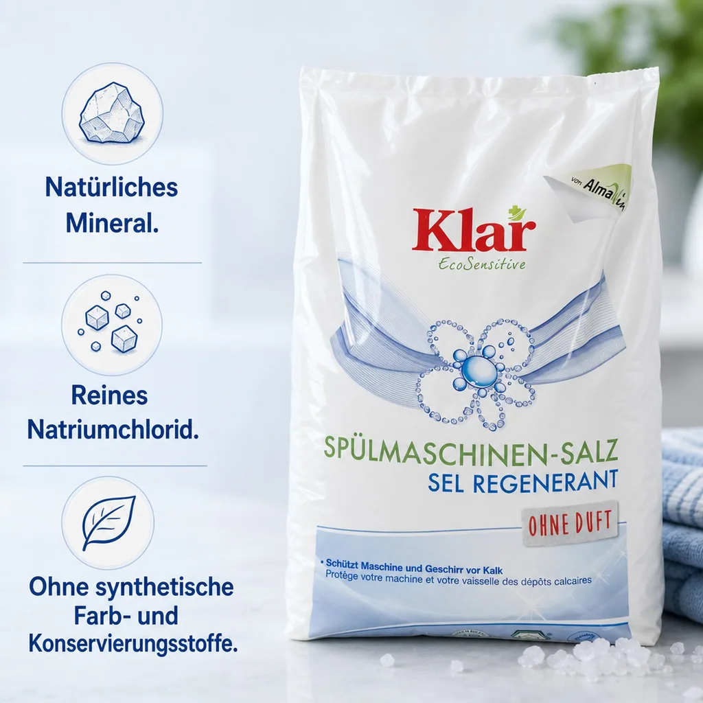 KLAR Spülmaschinensalz 2kg Beutel