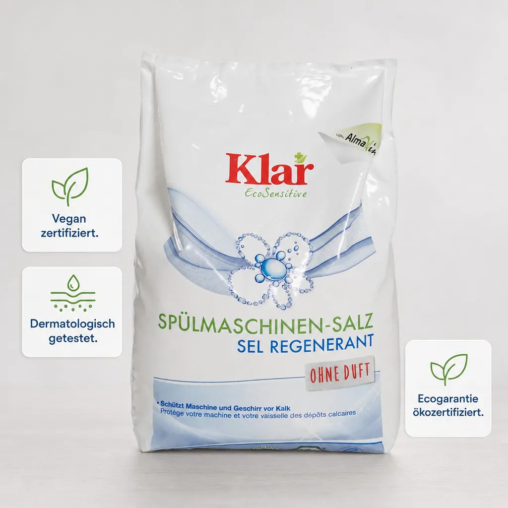 KLAR Spülmaschinensalz 2kg Beutel