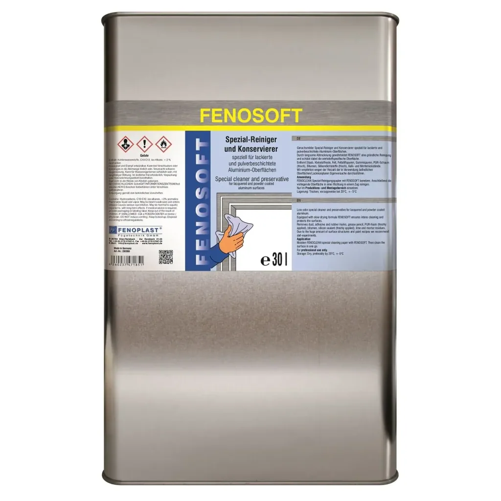 FENOPLAST Fenosoft Spezial-Reiniger und Konservierer für AL Profile in verschiedenen Größengebinden
