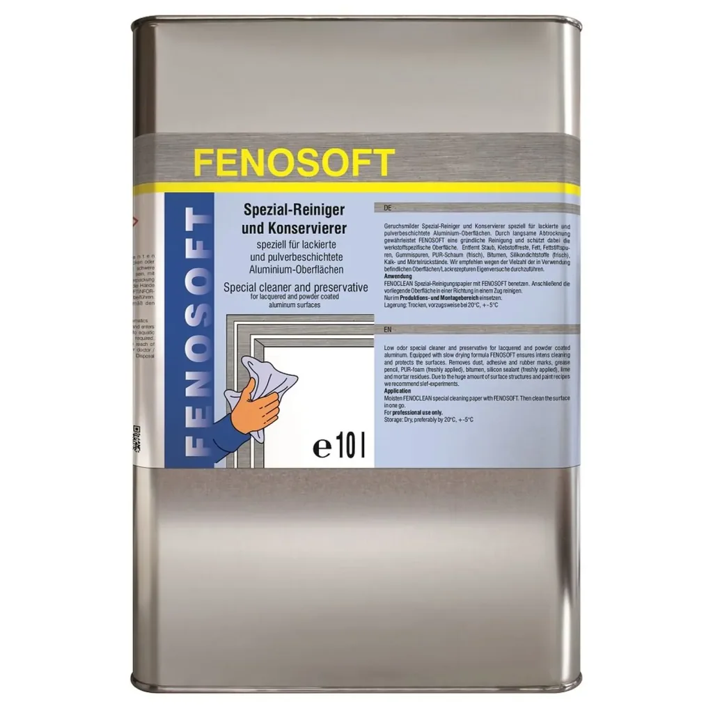 FENOPLAST Fenosoft Spezial-Reiniger und Konservierer für AL Profile in verschiedenen Größengebinden