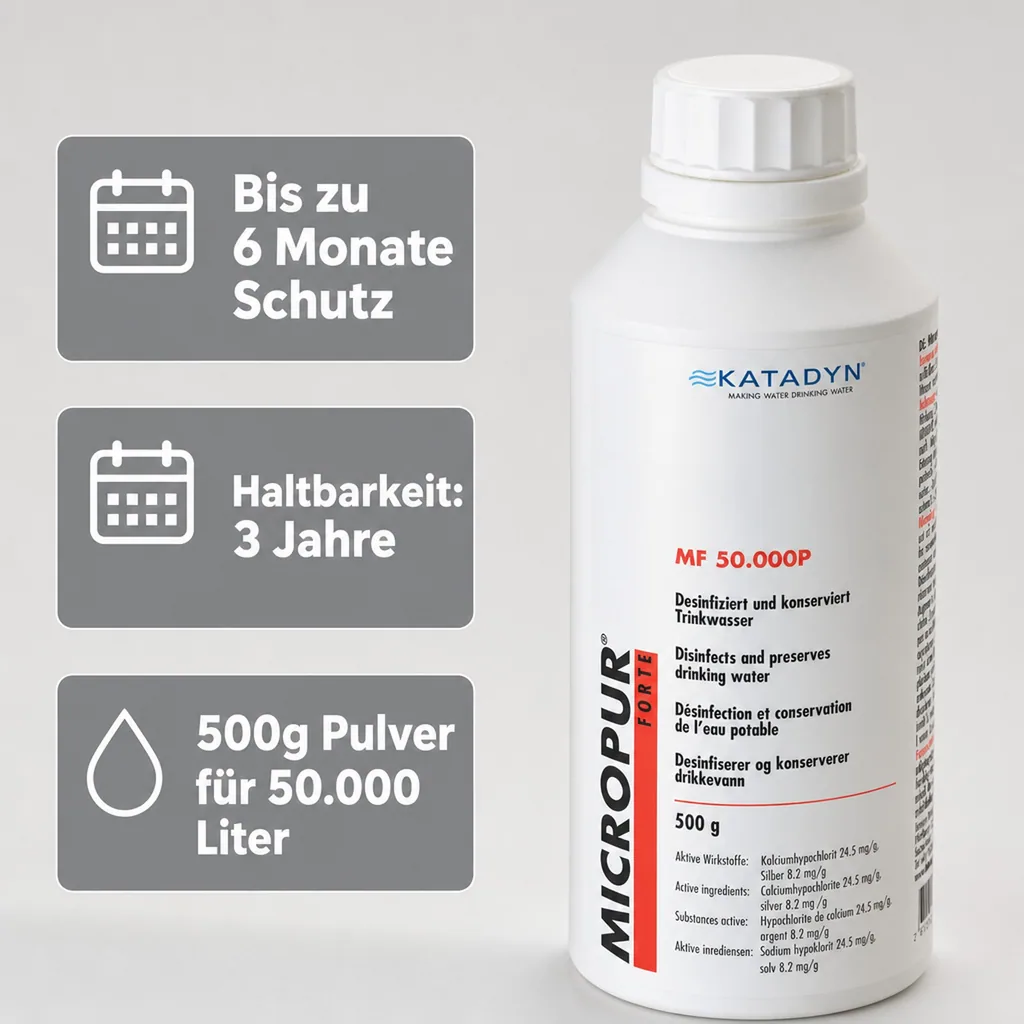 KATADYN Micropur Forte MF 50.000P - 500g Pulver