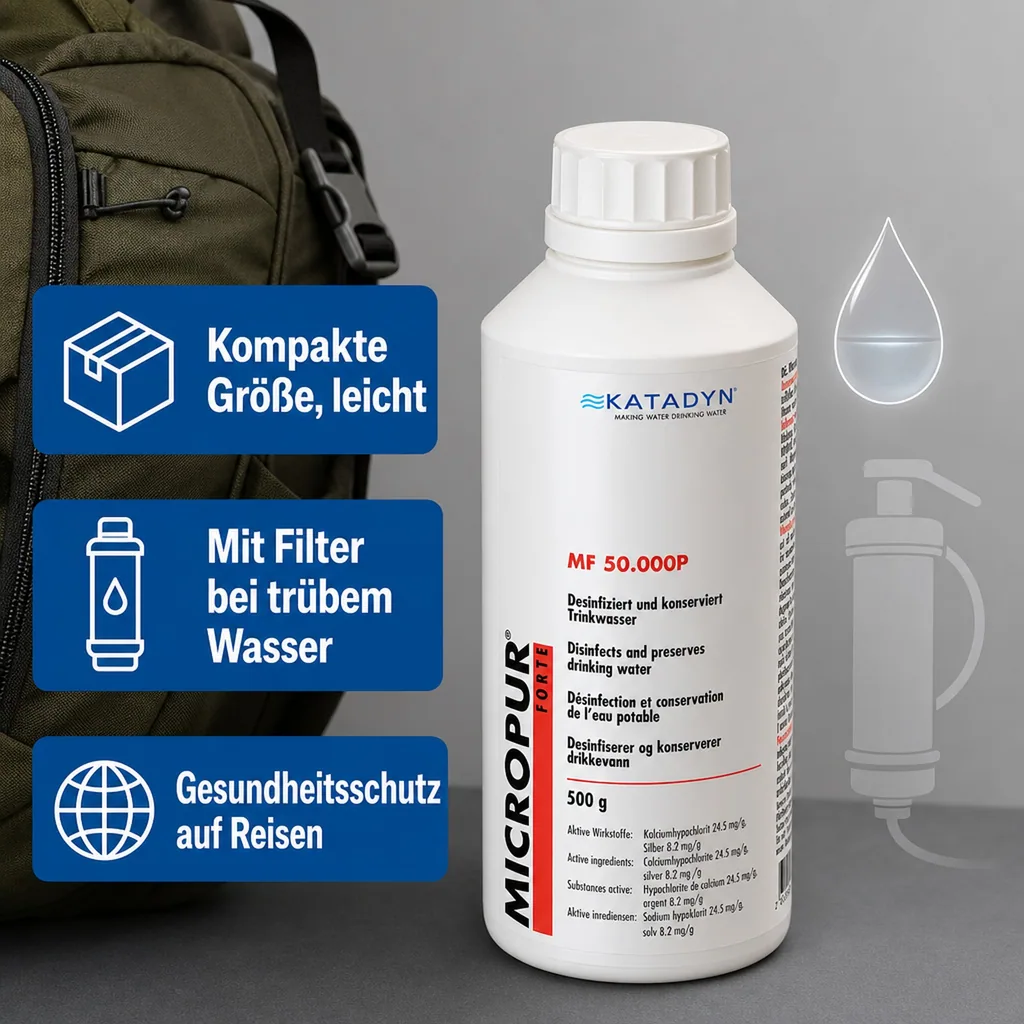 KATADYN Micropur Forte MF 50.000P - 500g Pulver