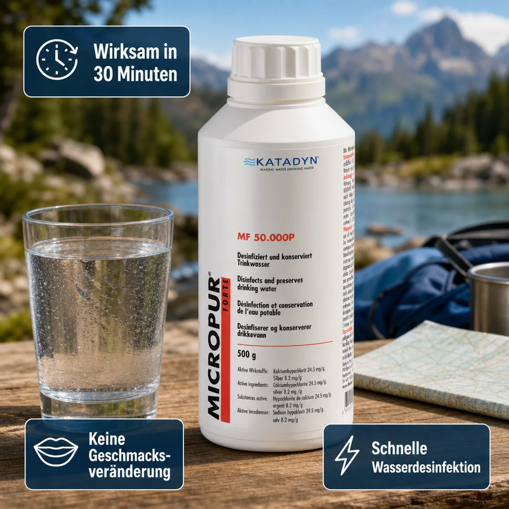 KATADYN Micropur Forte MF 50.000P - 500g Pulver