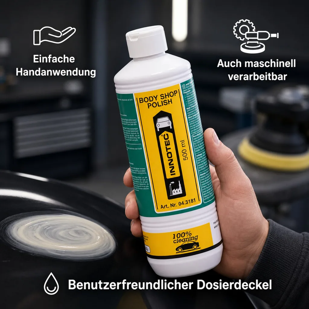 INNOTEC Body Shop Polish 500 ml silikonfreie Schleifpolitur