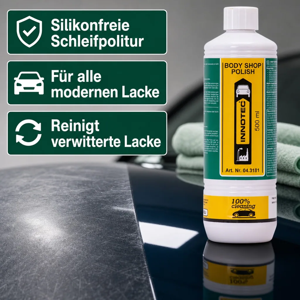 INNOTEC Body Shop Polish 500 ml silikonfreie Schleifpolitur
