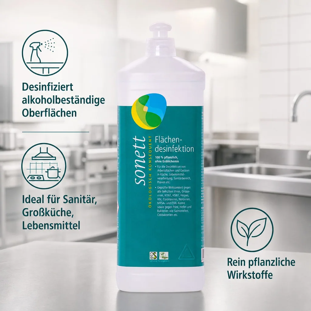 SONETT Flächendesinfektion 1 Liter DVG gelistet