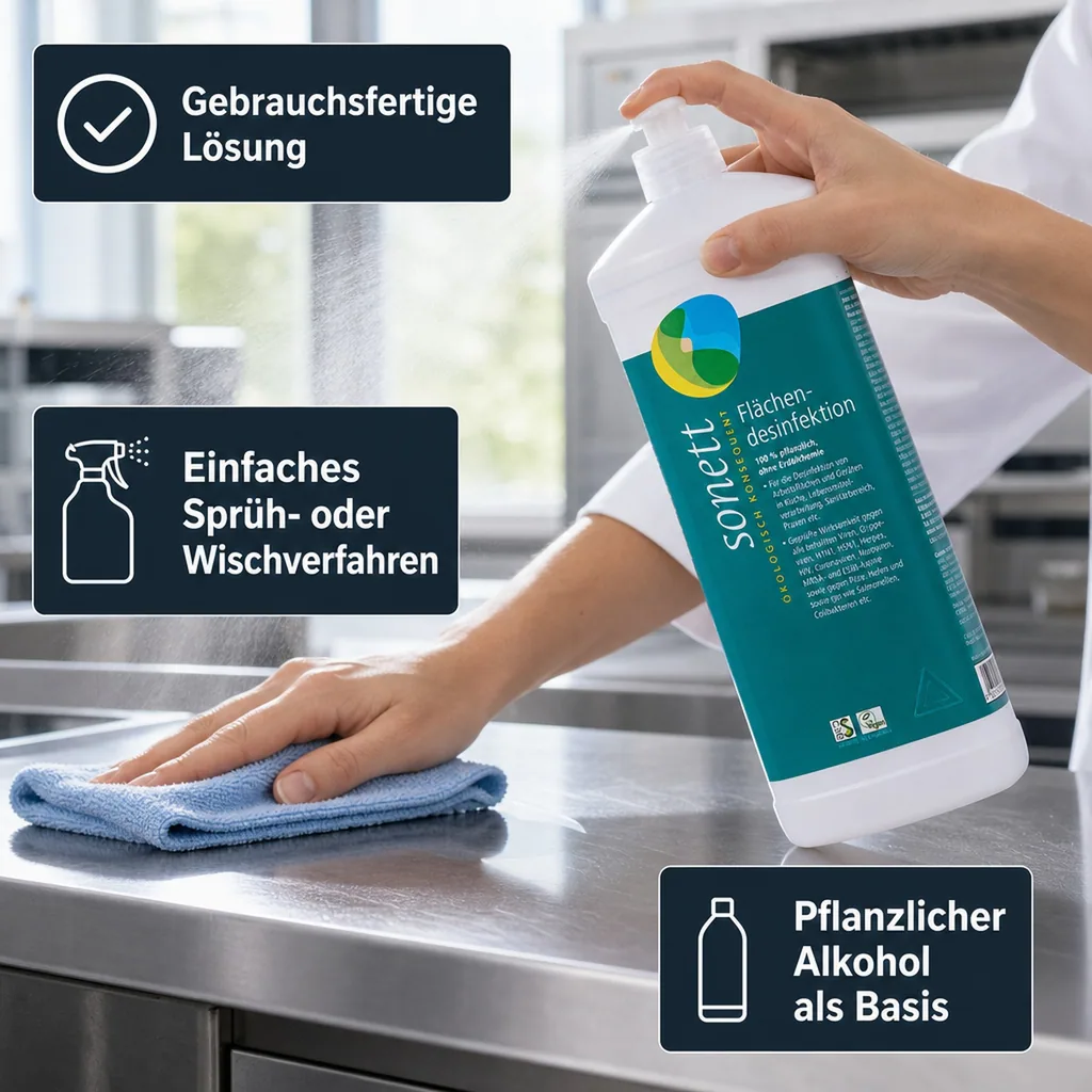 SONETT Flächendesinfektion 1 Liter DVG gelistet
