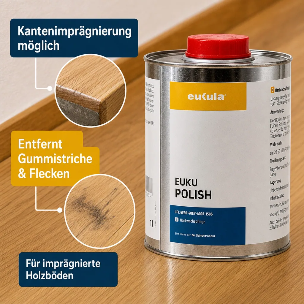 eukula Polish 1 Liter Hartwachspflege für ca. 20-50 m²