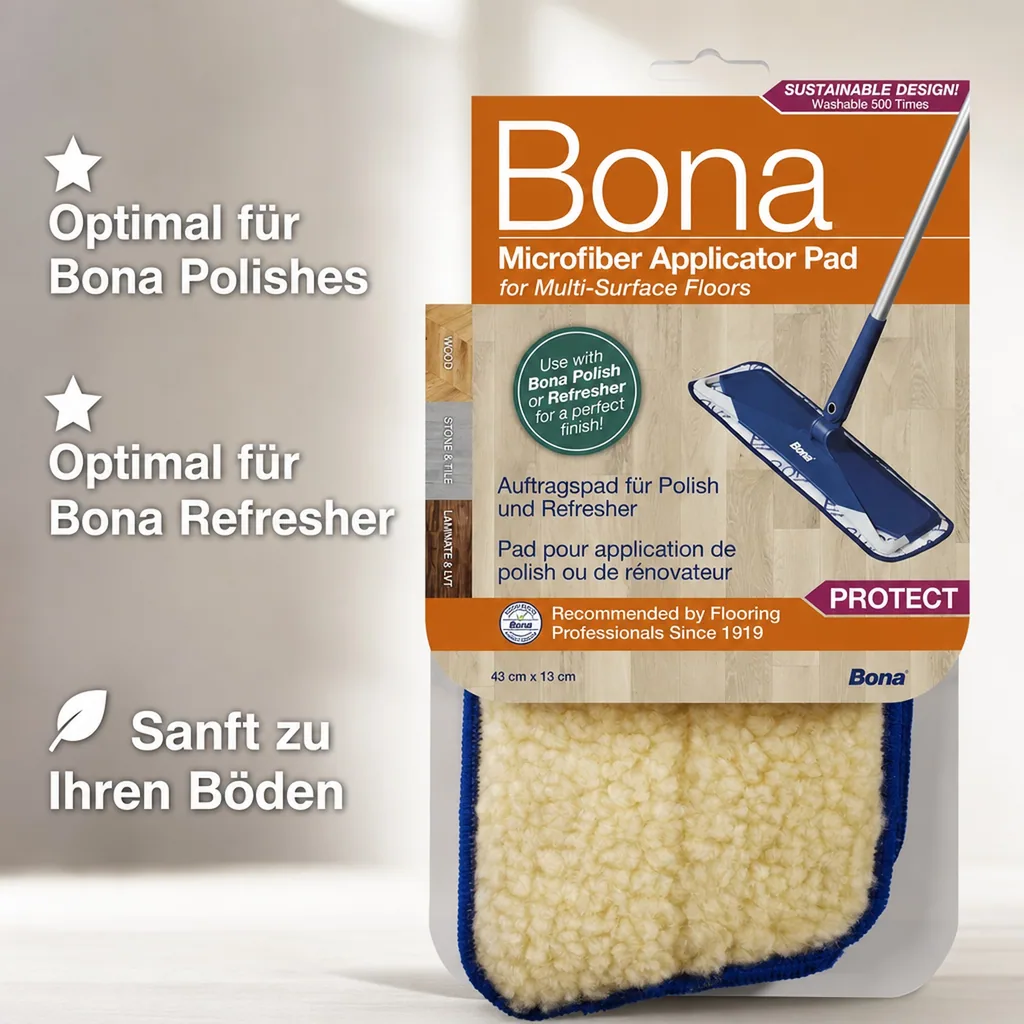 BONA Mikrofaser Auftragspad Applicator Pad Intensivpflege Pad