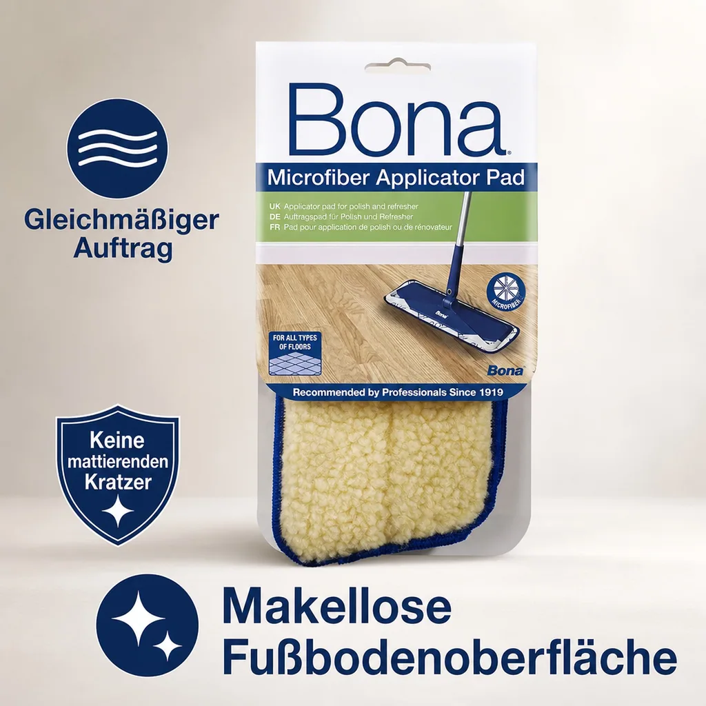 BONA Mikrofaser Auftragspad Applicator Pad Intensivpflege Pad
