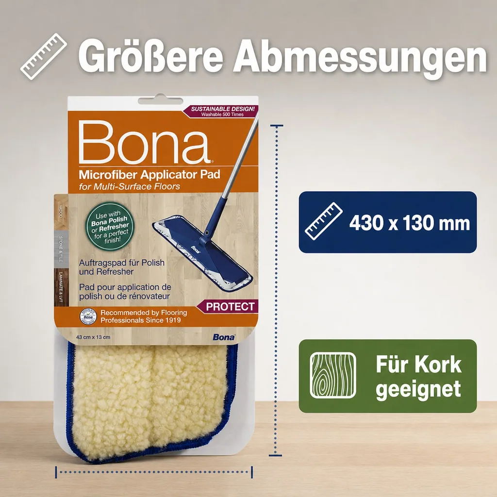 BONA Mikrofaser Auftragspad Applicator Pad Intensivpflege Pad