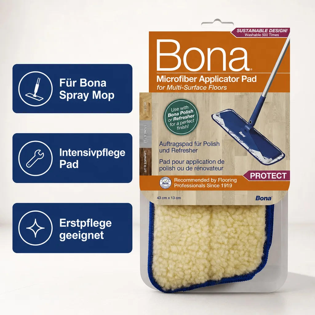 BONA Mikrofaser Auftragspad Applicator Pad Intensivpflege Pad