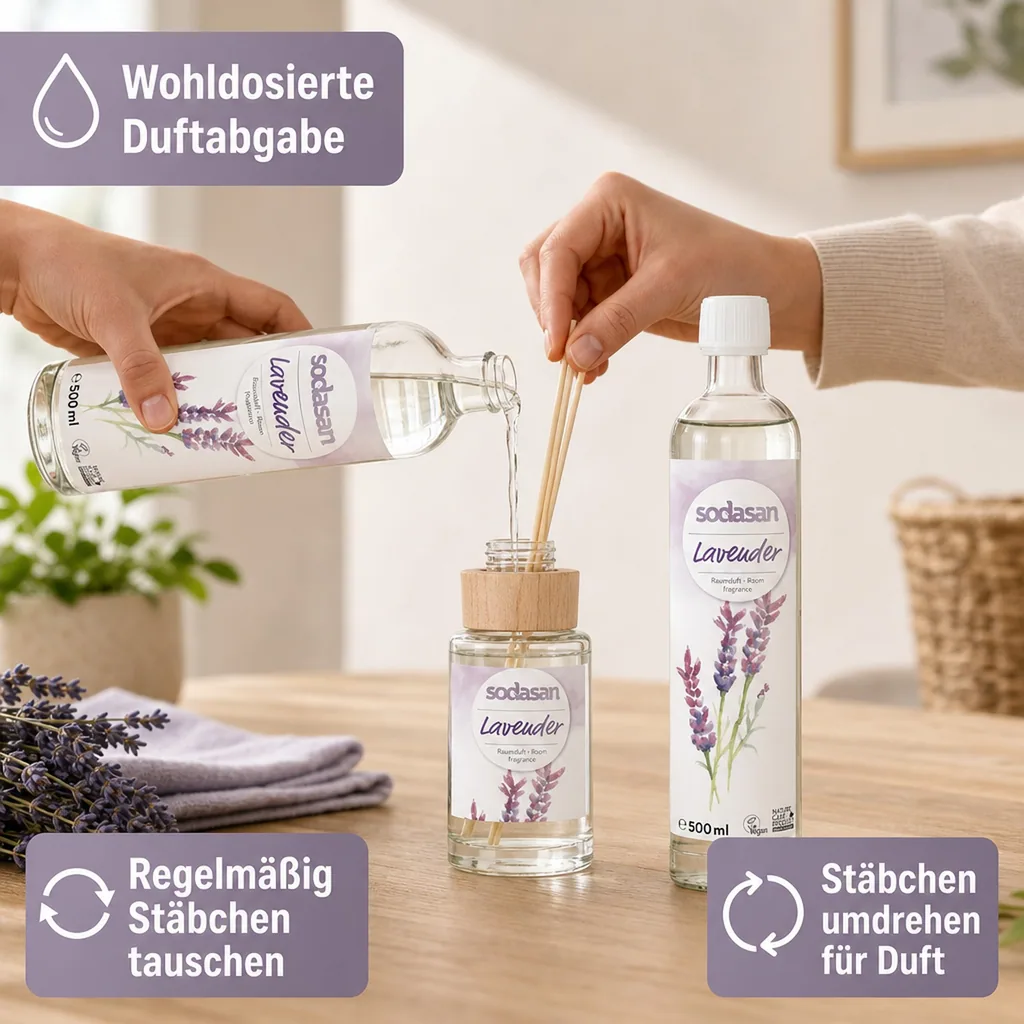 SODASAN Raumduft senses LAVENDER 500ml Nachfüller