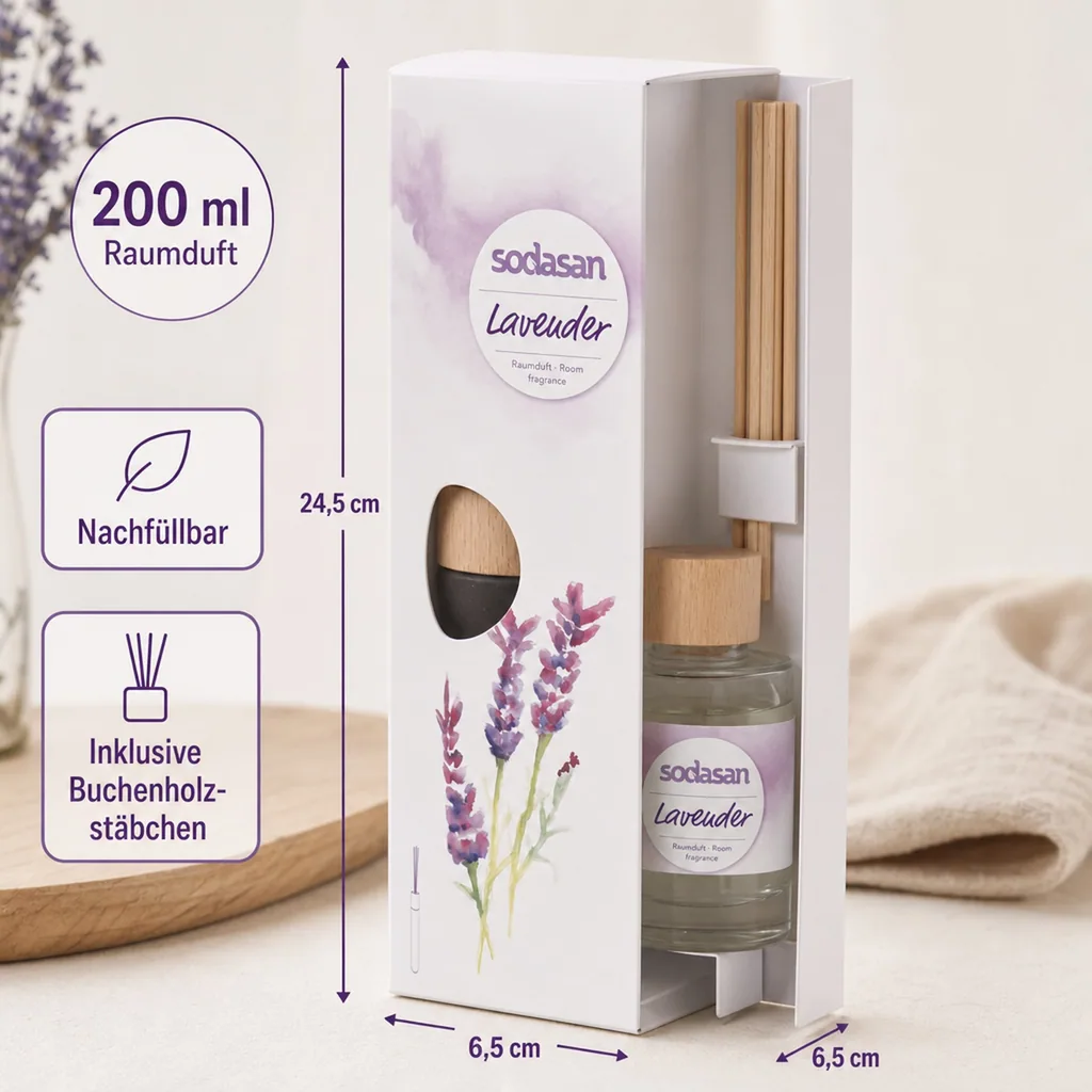 SODASAN Raumduft senses LAVENDER 200ml Lufterfrischer
